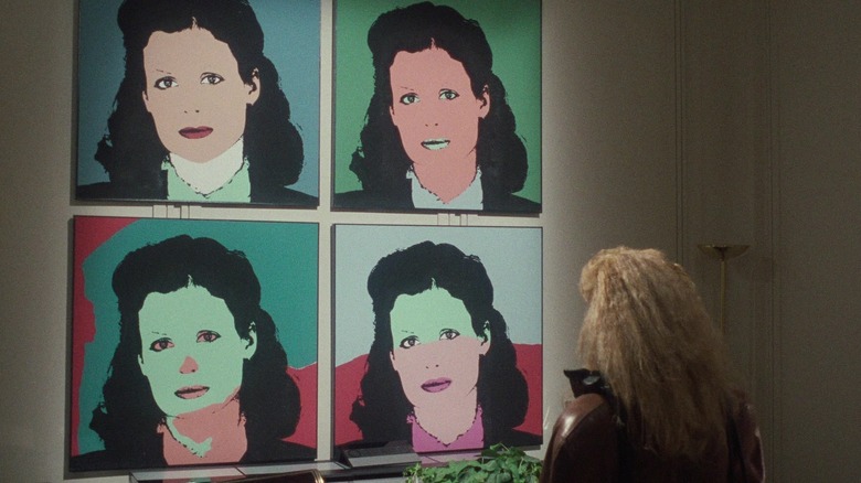 Sigourney Weaver's warhol print Working Girl