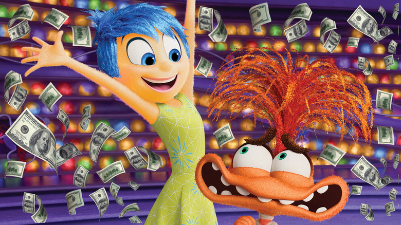Inside Out 2 Joy and Anxiety money 
