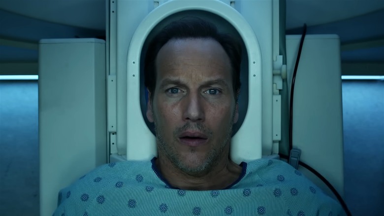 Patrick Wilson in MRI machine