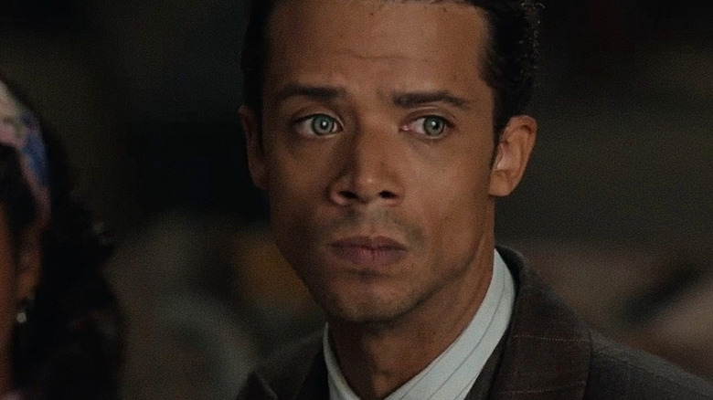 Jacob Anderson Louis de Point de Lac looks serious in an interview with vampire