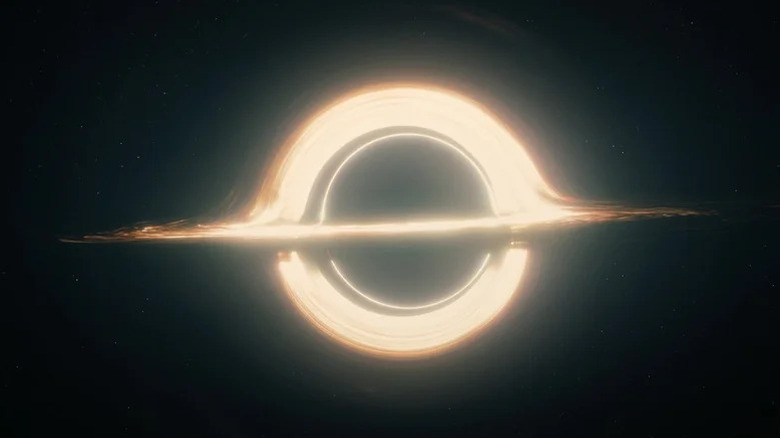 Black Hole Gargantua is seen suspended in space in betweenerstwez