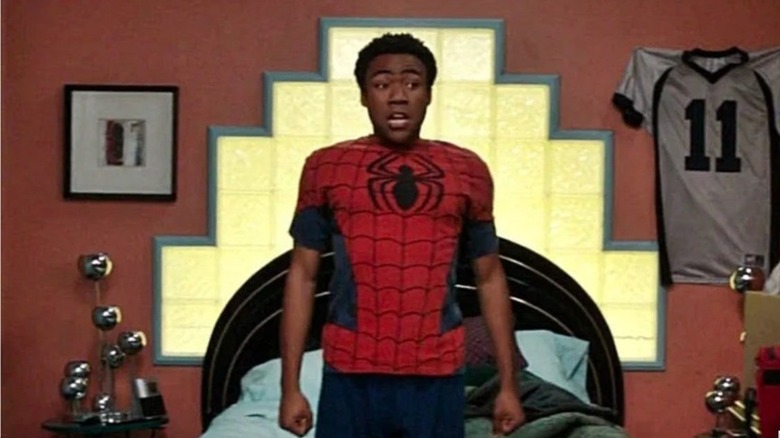 Community, Troy in Spider-Man pajamas