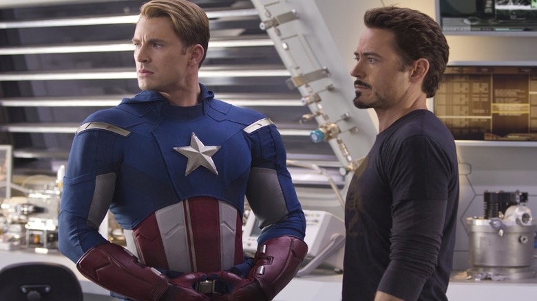 The Avengers Chris Evans, Robert Downey Jr.