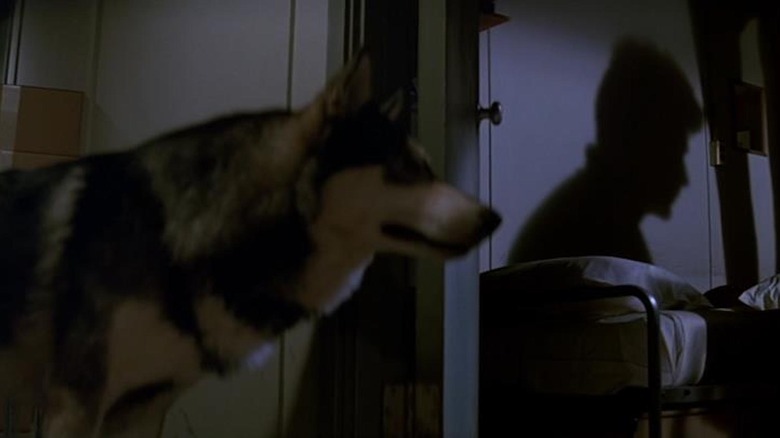 Shadow on the wall in John Carpenter's The Thing