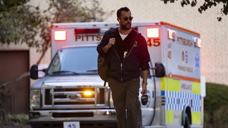 Noah Wyle as Dr. Michael Robinavitch on The Pitt