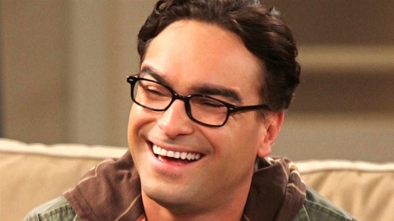 Leonard laughing on The Big Bang Theory