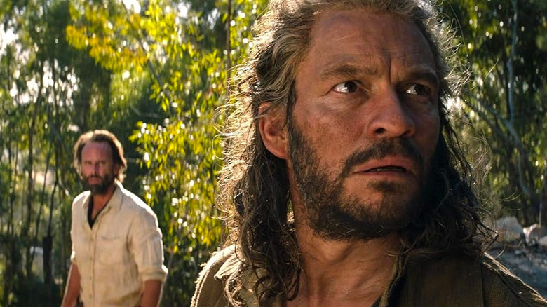 Walton Goggins and Dominic West in Tomb Raider