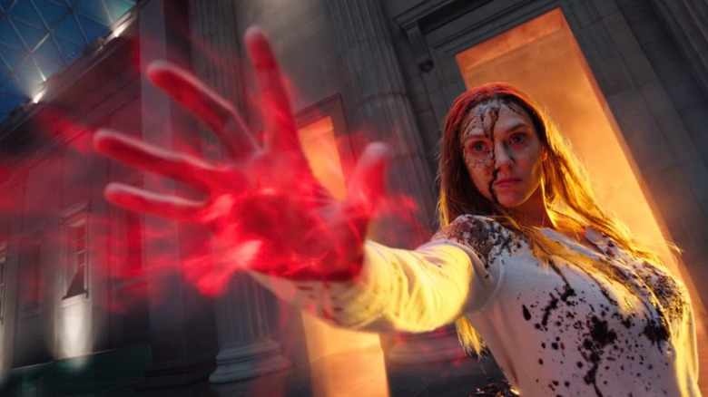 Elizabeth Olsen as The Scarlet Witch in Doctor Strange in the Multiverse of Madness