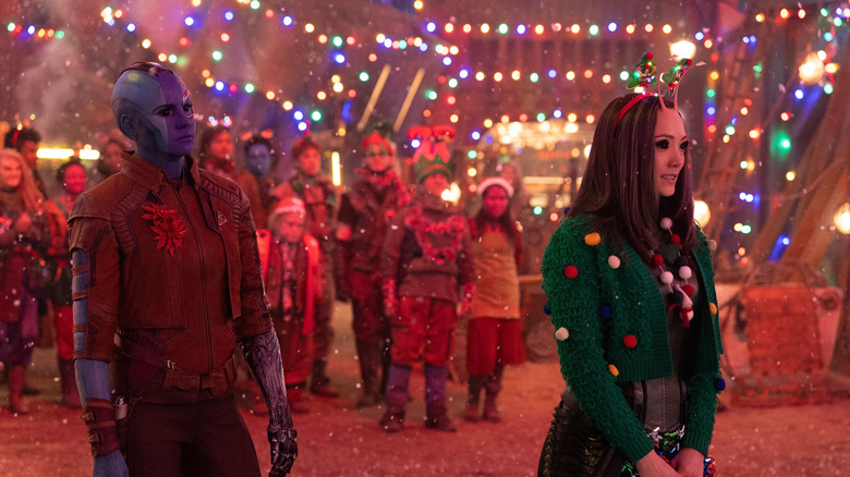 Mantis and Nebula in The Guardians of the Galaxy Holiday Special