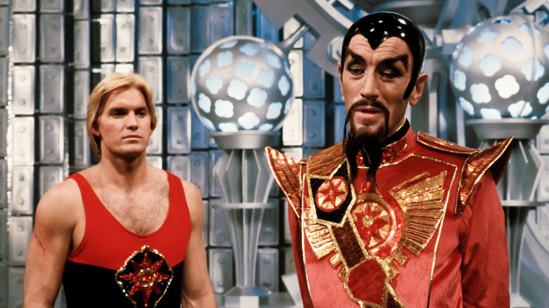 Sam Jones and Max von Sydow in Flash Gordon