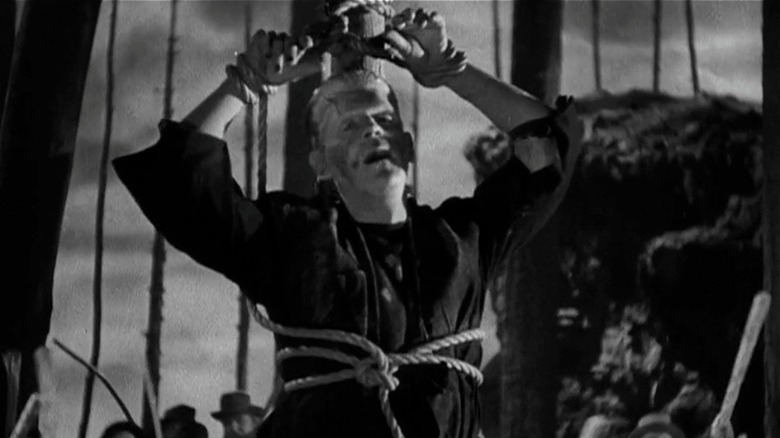 Frankenstein's Monster Gets "Crucified"