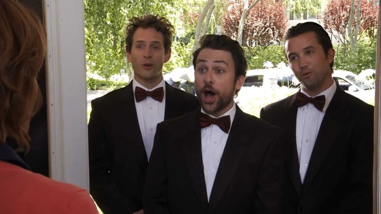 Glenn Howerton, Charlie Day e Rob McElhenney em It's Always Sunny in Philadelphia