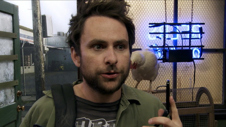 Charlie from It's Always Sunny on the phone