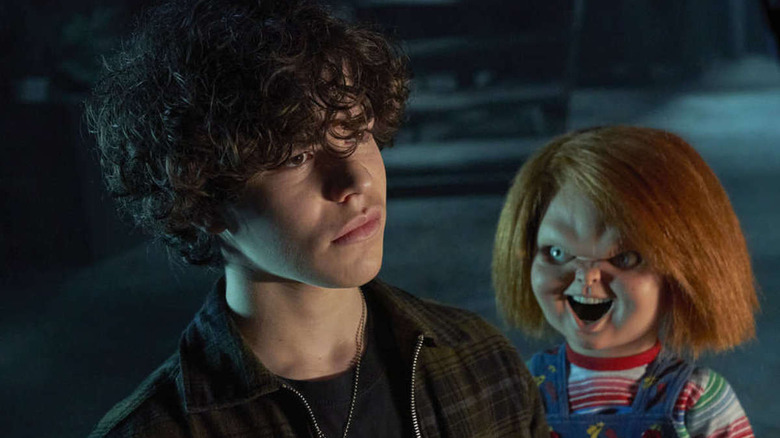 Zackary Arthur as Jake and Chucky in the new TV Series