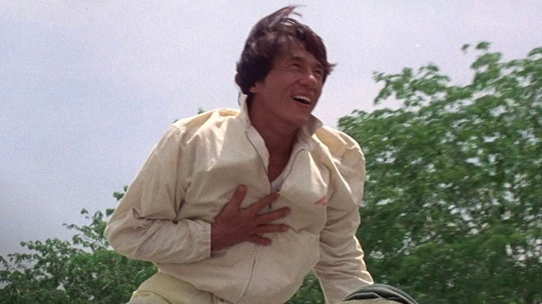 Jackie Chan behind the scenes of Police Story 3: Supercop