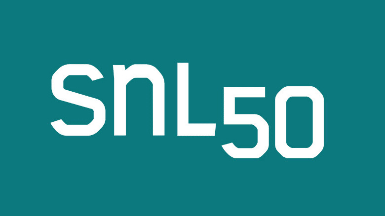 Logotipo da 50ª temporada do Saturday Night Live