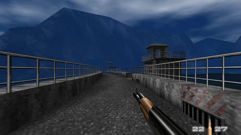 GoldenEye remaster first level 