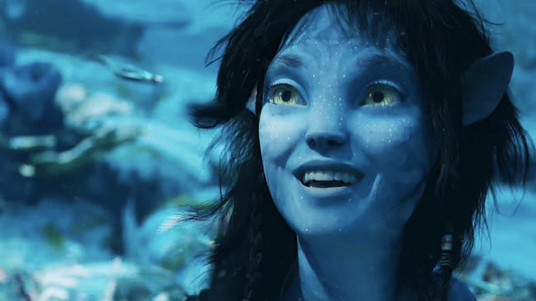 Sigourney Weaver as Kiri in Avatar: The Way of Water