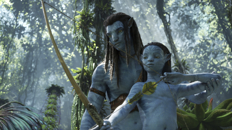 Sam Worthington in Avatar: The Way of Water