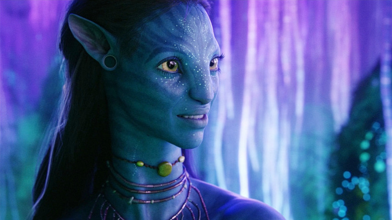 Zoe Saldana as Neytiri in Avatar