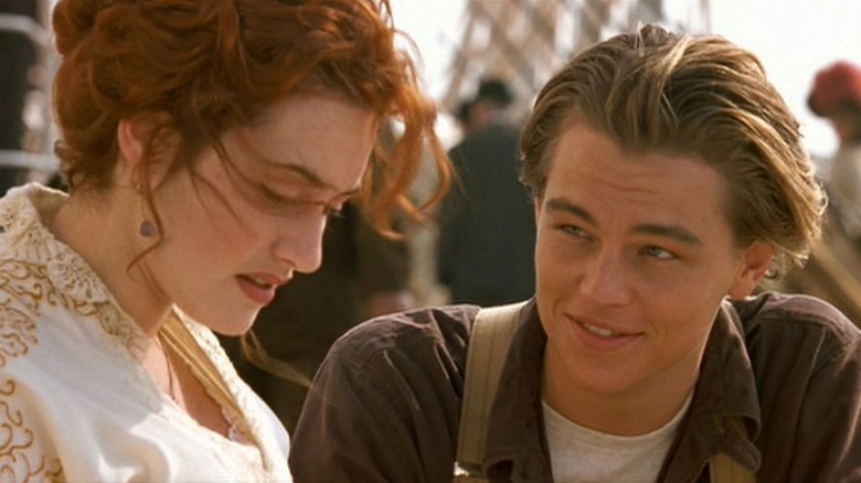 Rose and Jack in Titanic