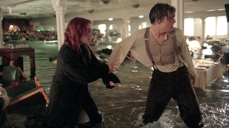 Jack and Rose in Titanic