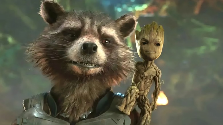 Rocket and Groot in Guardians of the Galaxy Vol 2