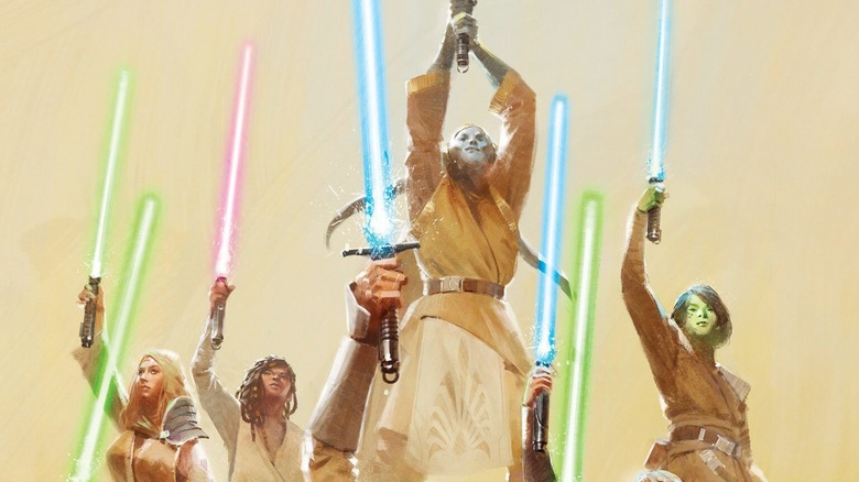 Key art featuring the Jedi Knights of the High Republic era in Star Wars