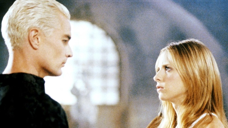 James Marsters and Sarah Michelle Gellar in Buffy the Vampire Slayer