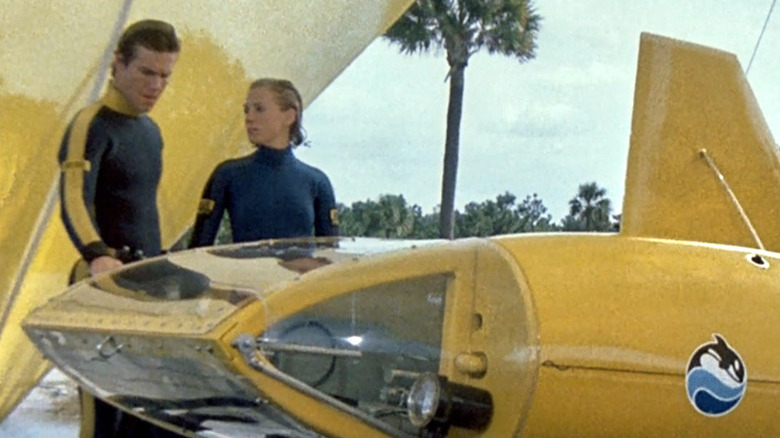 Jaws 3-D SeaWorld Dennis Quaid Bess Armstrong Submarine