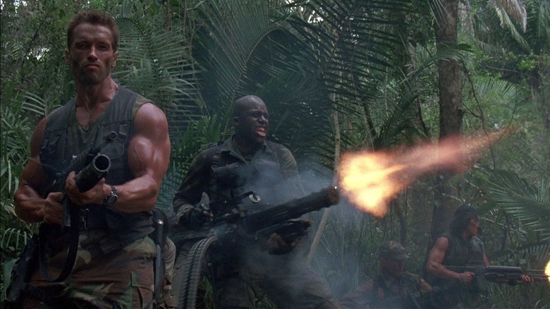 Arnold Schwarzenegger and Bill Duke in Predator