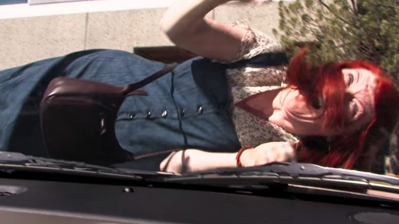 Kate Flannery hit by car The Office