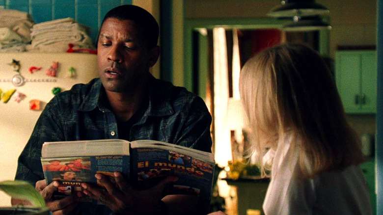 Denzel Washington learns Spanish with Dakota Fanning in Man on Fire