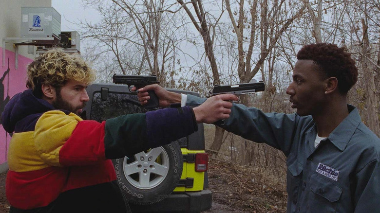 Christopher Abbott and Jerrod Carmichael in a suicide pact