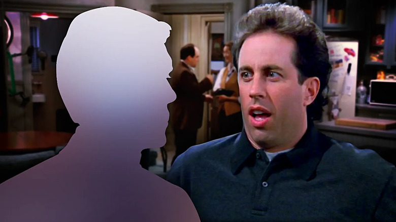 A mysterious silhouette is scaring Jerry Seinfeld on Seinfeld