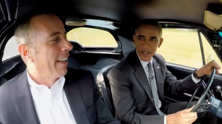 Jerry Seinfeld and Barack Obama in Comedians in Cars Getting Coffee