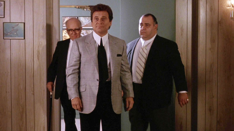 Joe Pesci's Tommy DeVito entering a room in Goodfellas