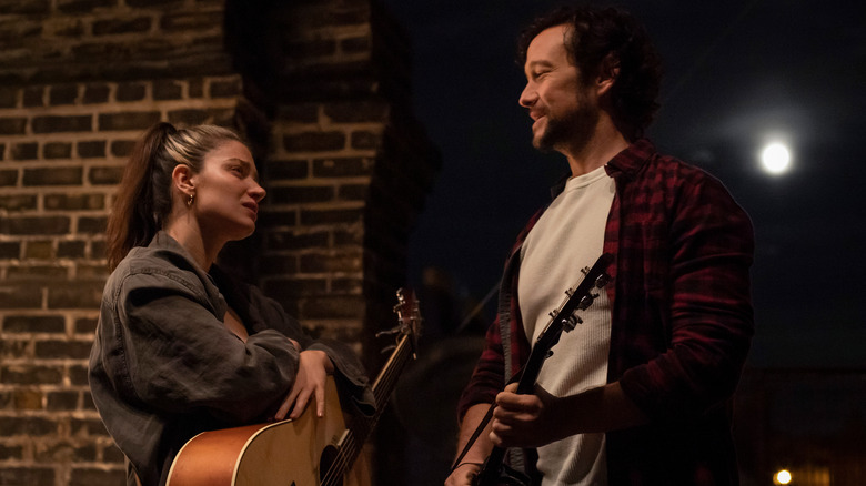 Eve Hewson and Joseph Gordon-Levitt in Flora and Son