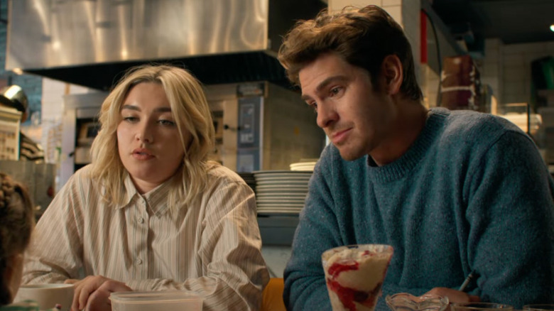 Florence Pugh and Andrew Garfield in We Live in Time