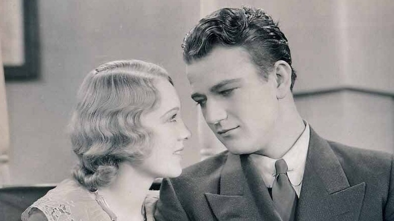 John Wayne and Virginia Cherrill in Girls Demand Excitement