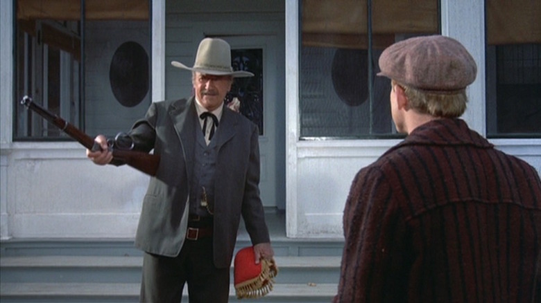 John Wayne and Ron Howard in The Shootist
