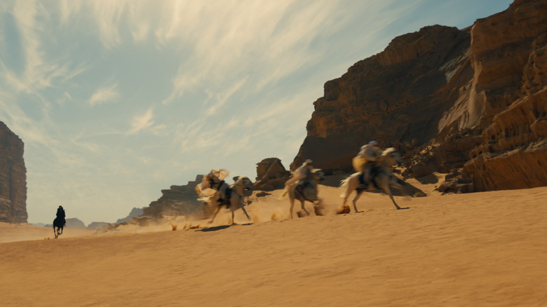 John Wick Chapter 4 chase through desert