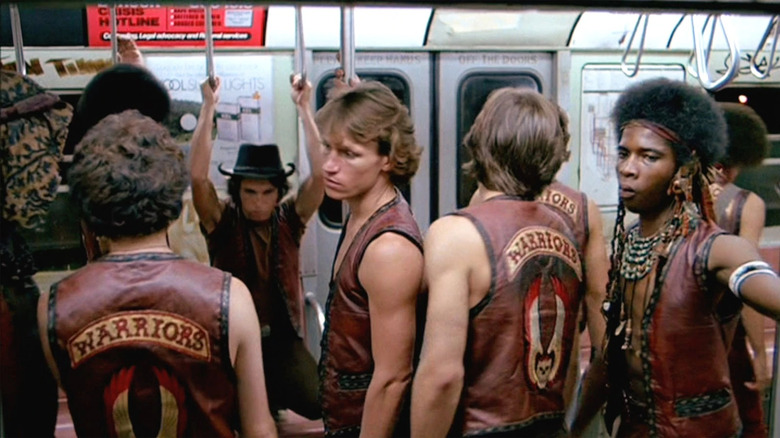 The Warriors on the subway
