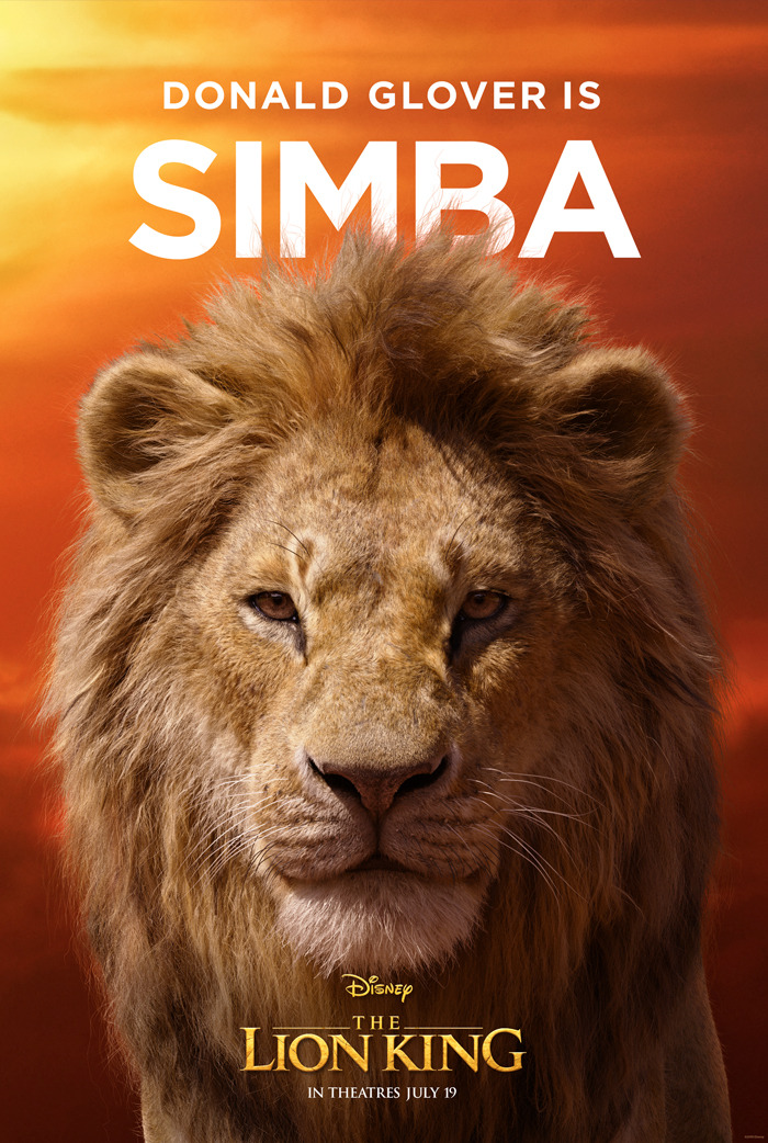 Simba character poster