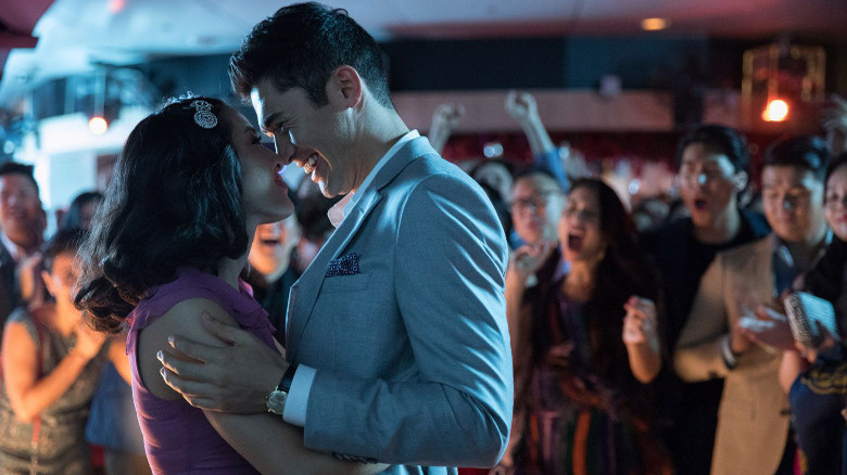 Constance Wu and Henry Golding in Crazy Rich Asians