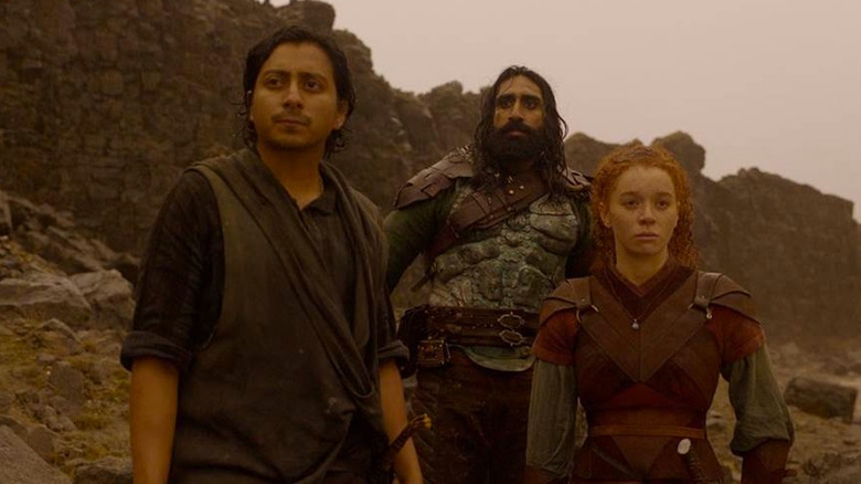 Tony Revolori, Amar Chadha-Patel and Erin Kellyman in Willow