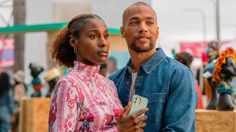 Issa Rae and Kendrick Sampson in Insecure