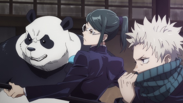 Panda, Maki, and Toge in Jujutsu Kaisen 0