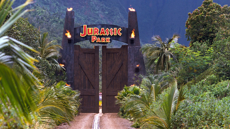 Jurassic Park gates 