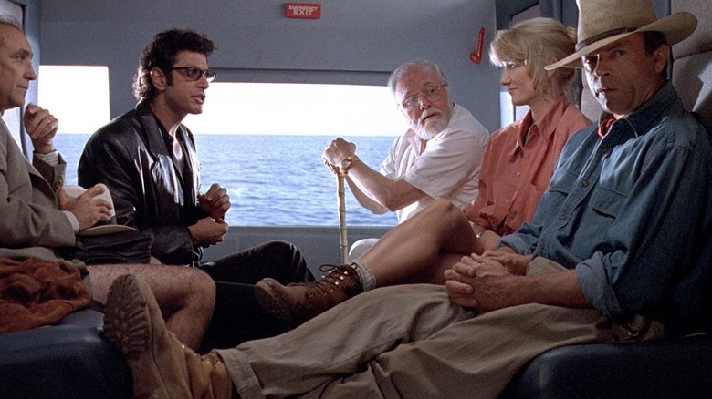 The script for Jurassic Park accomodated the novel's many characters
